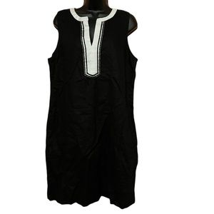 Tommy Bahama Two Palms Split Neck Linen Dress